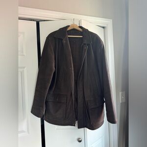 Dark Brown Soft Leather Sonoma Jacket Medium